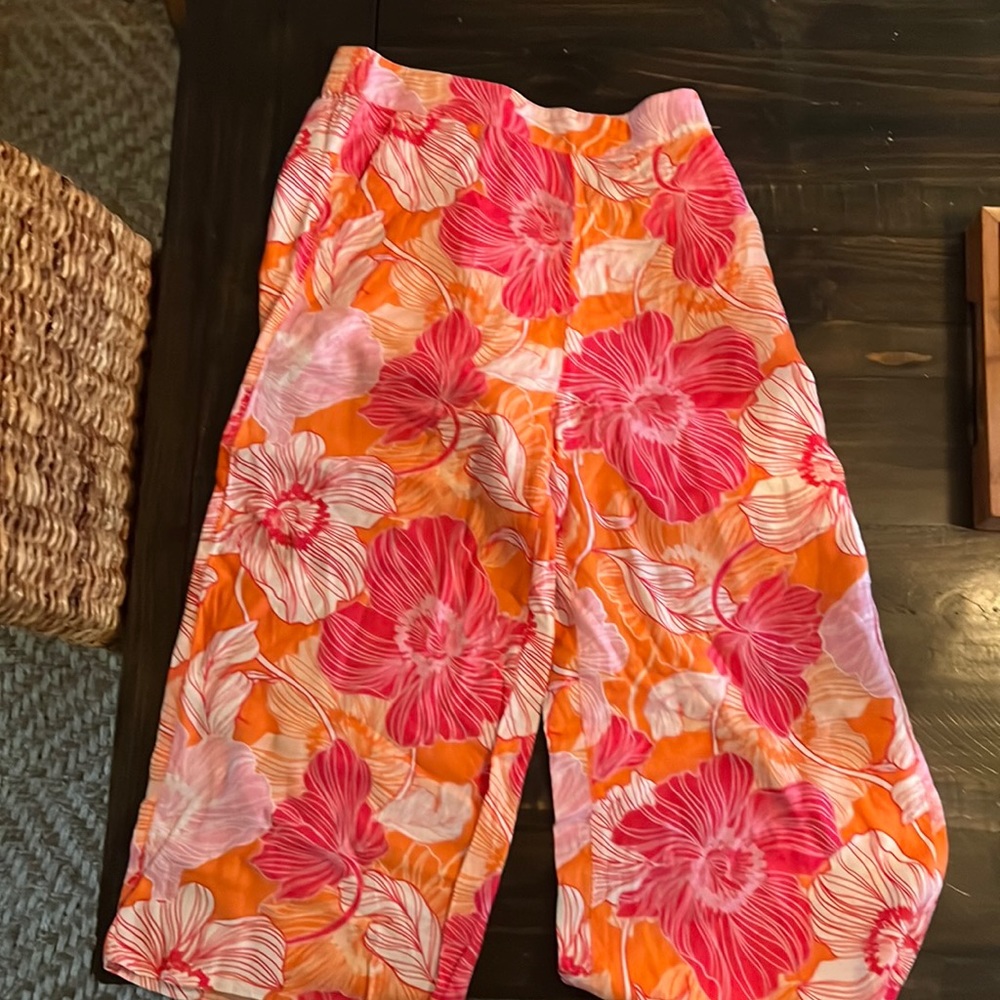 Gently Used Rachel Zoe wide leg linen pants